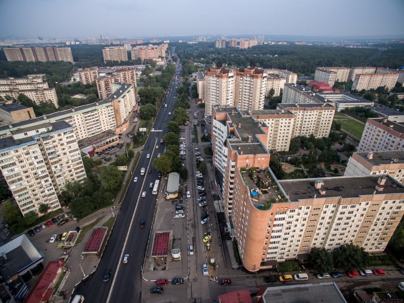 Крыши многоэтажек с квадрокоптера