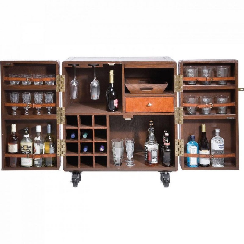 Шкаф барный Puriartha Havana Cognac