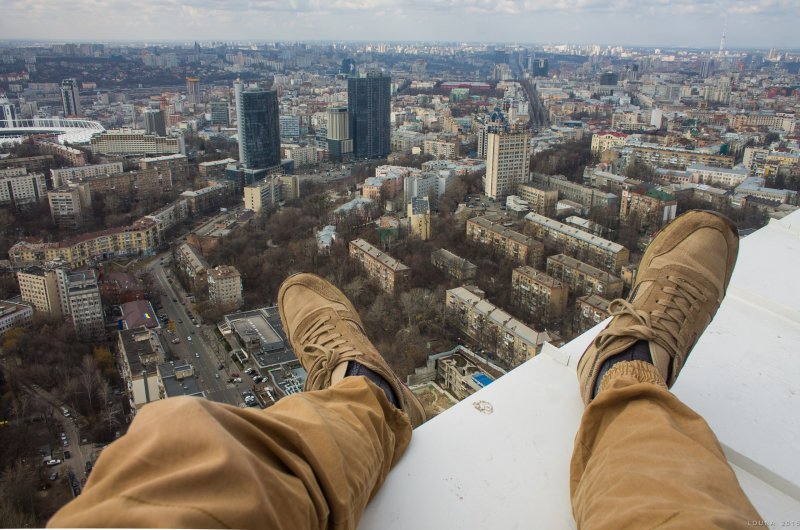 Высота с крыши 9 этажа