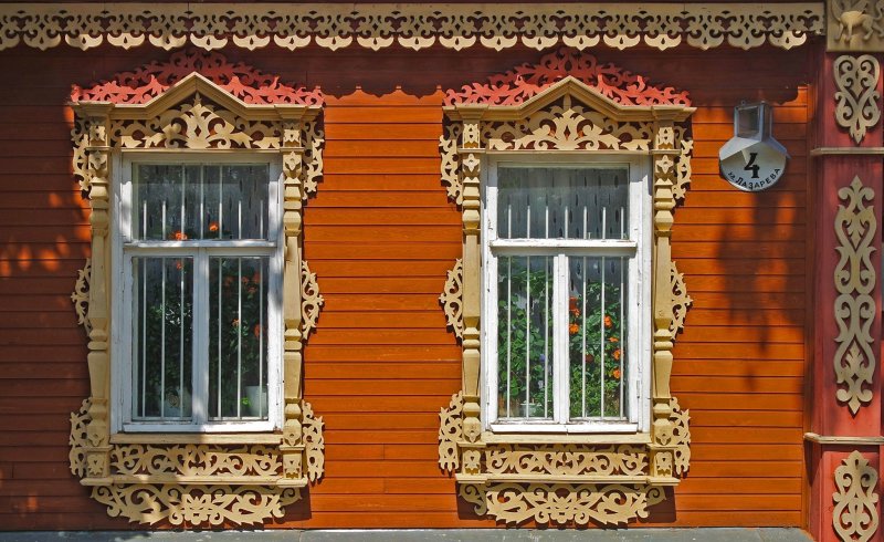 Резные наличники на окна
