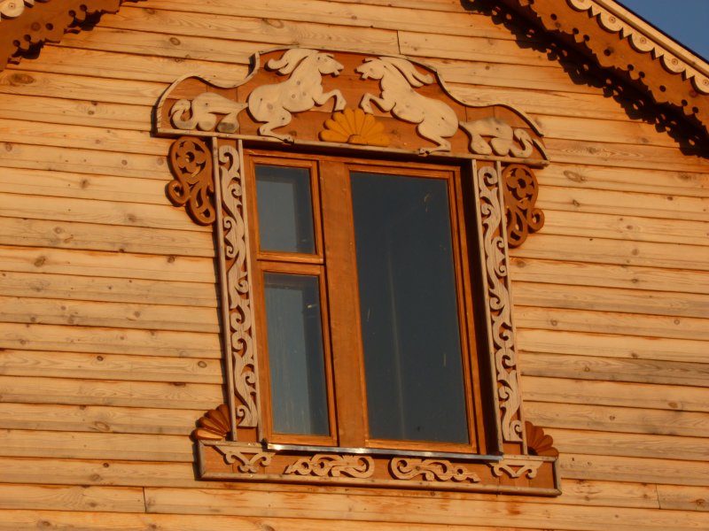 Красивые деревянные наличники