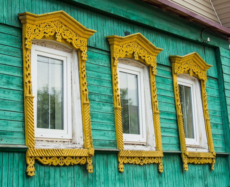 Наличники в деревянном доме