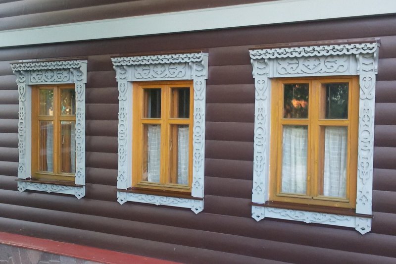 Подмосковье город с резными наличниками