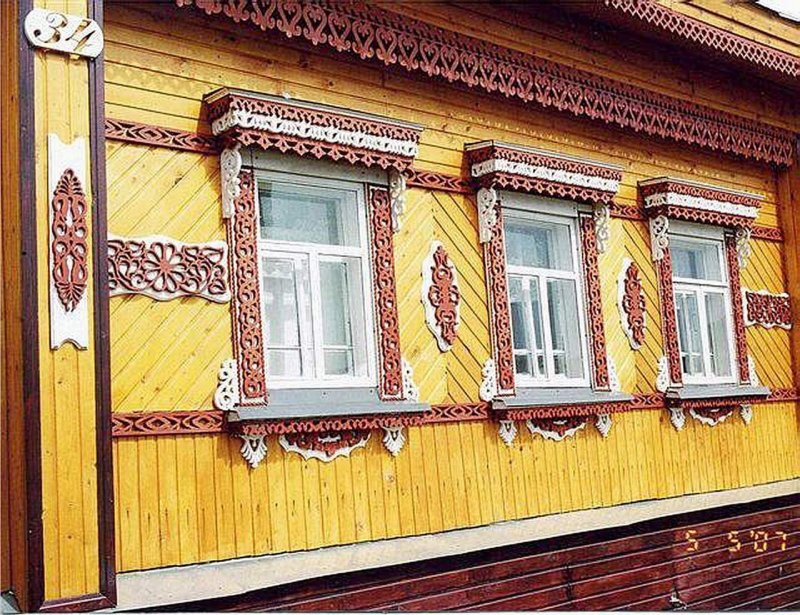Декор деревянных домов снаружи