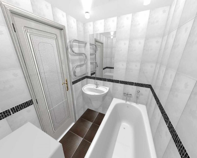 Планировка ванной комнаты в панельном доме