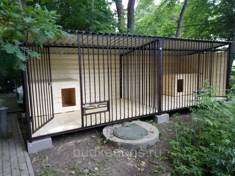 Вольер для аляскинского маламута