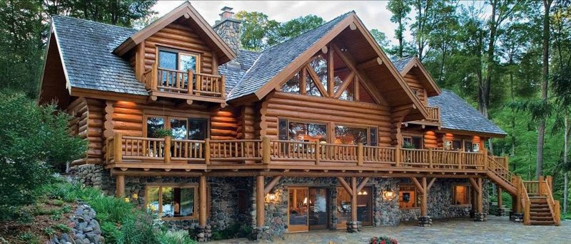 Самый красивый дом из сруба