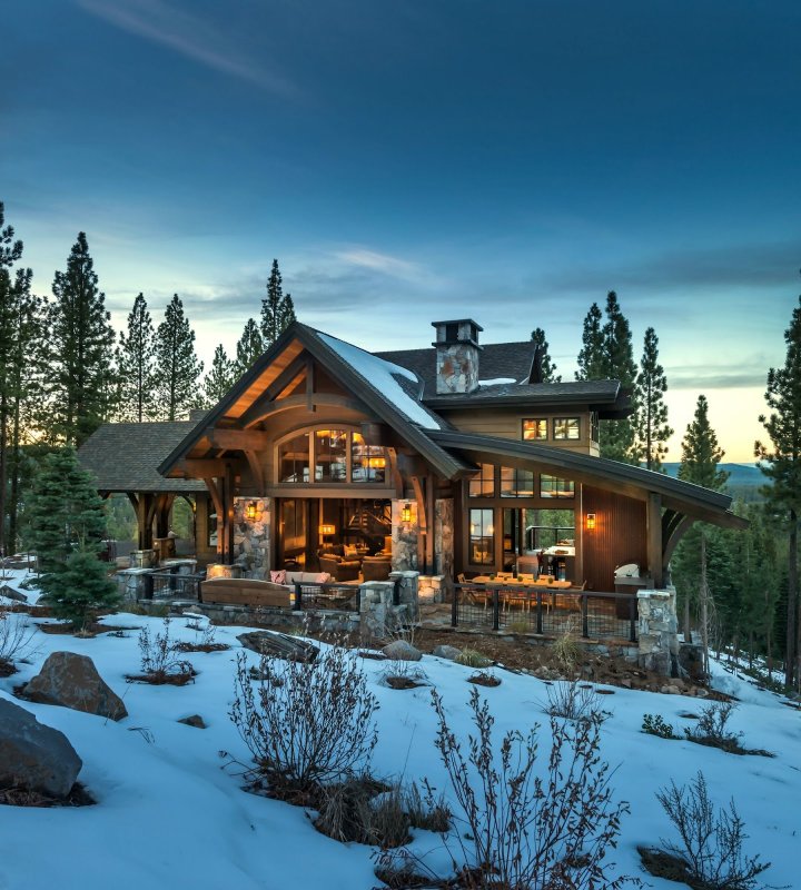 Mountain Lodge House стиль