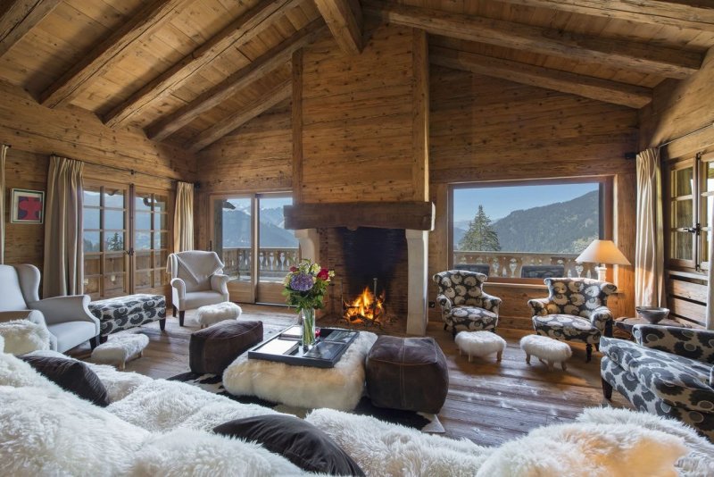 Luxury Ski Chalet Interior