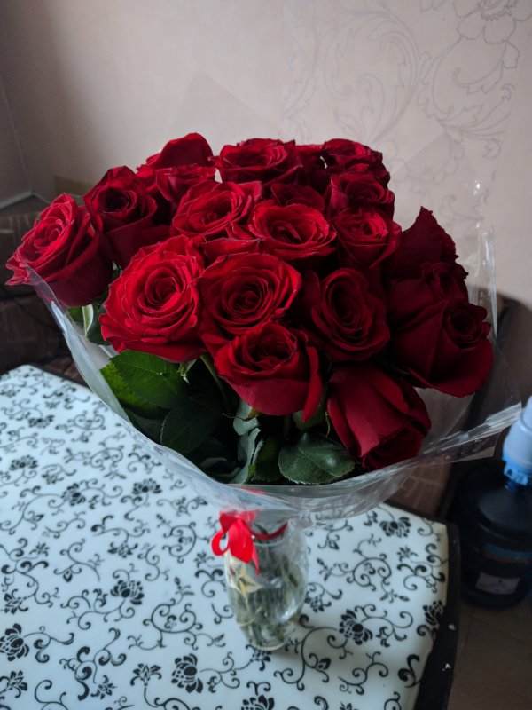 Букет роз домашние