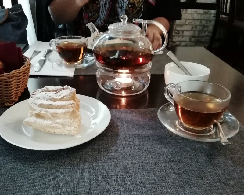 Печеньки с чаем