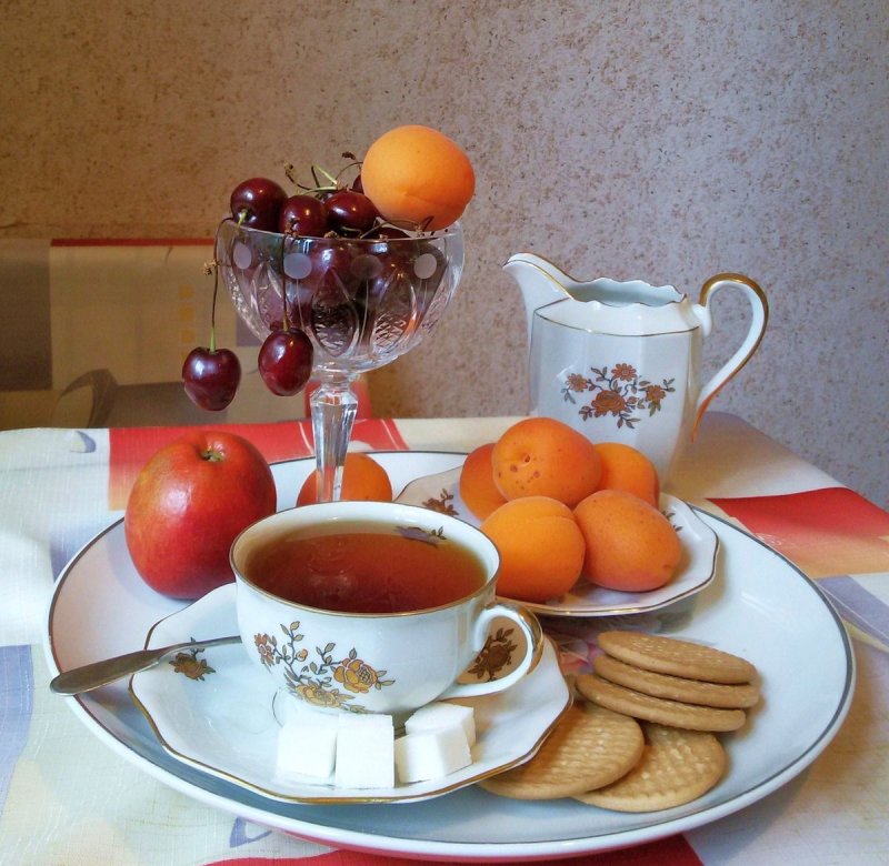 Кофе с пирожным