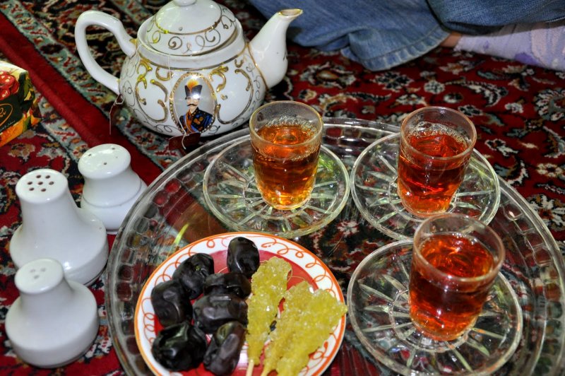 Чайная церемония в кафе