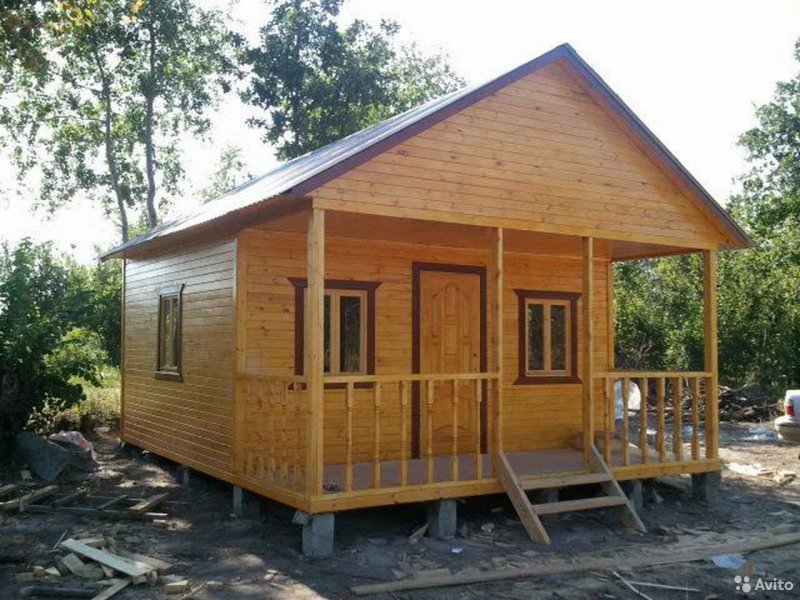 Дачные каркасные домики эконом класса