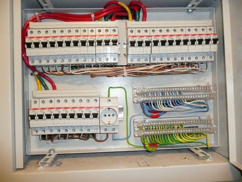 Распределительный электрощит в сборе 380в для стройки