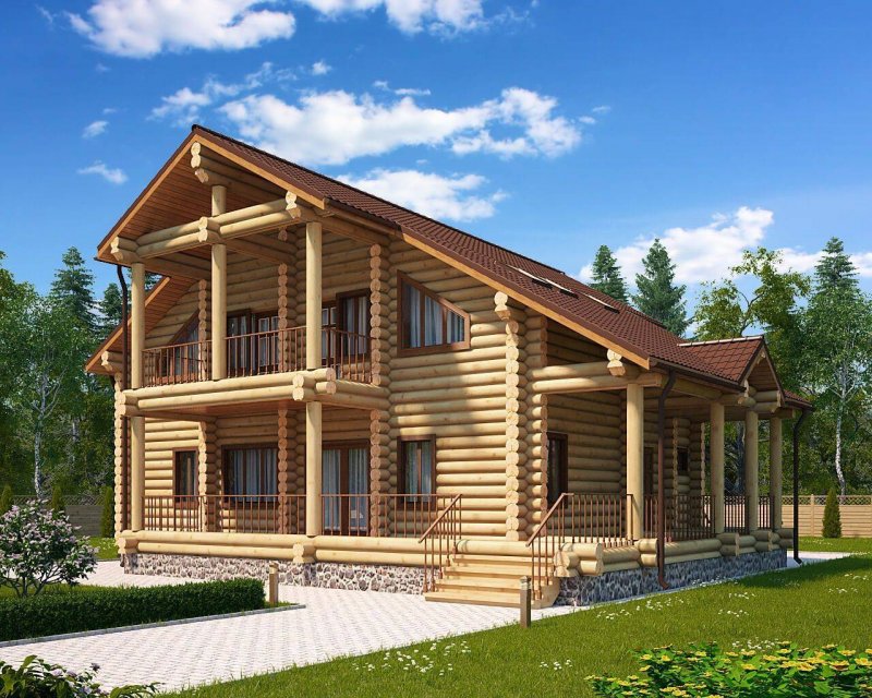 Терем клееный брус