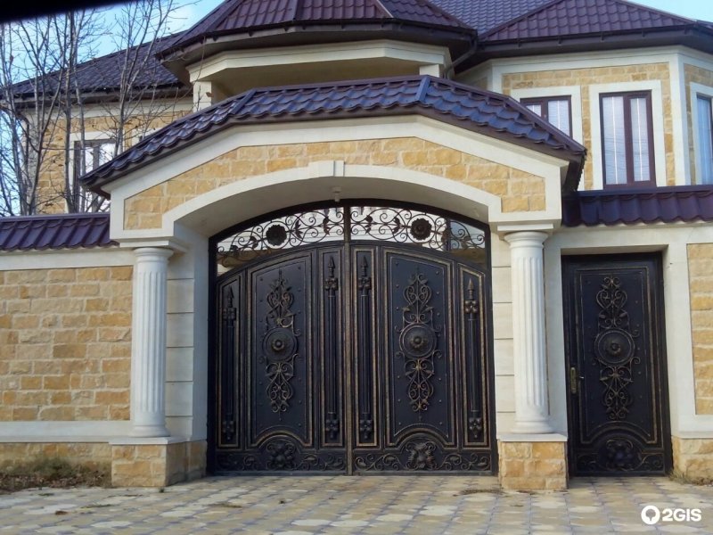 Ворота Дагестанский камень