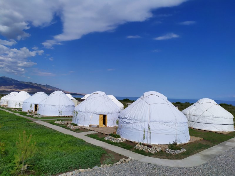 Горы юрта Иссык Куль