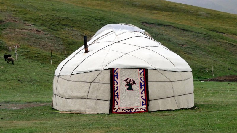 Национальная киргизов юрта