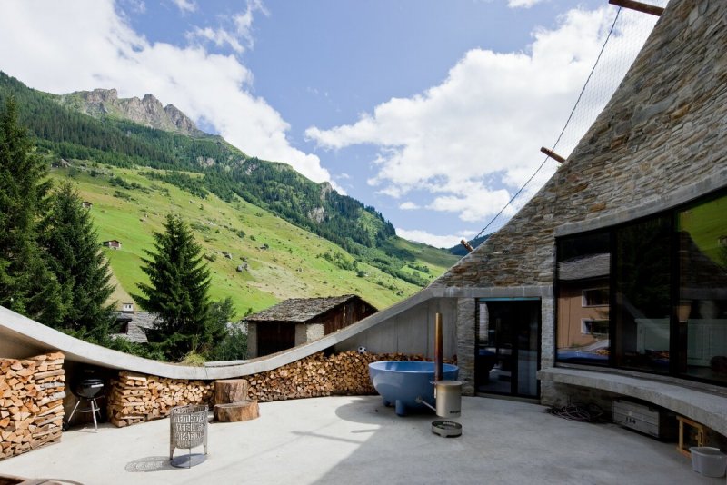 Вилла Villa Vals в Швейцарии