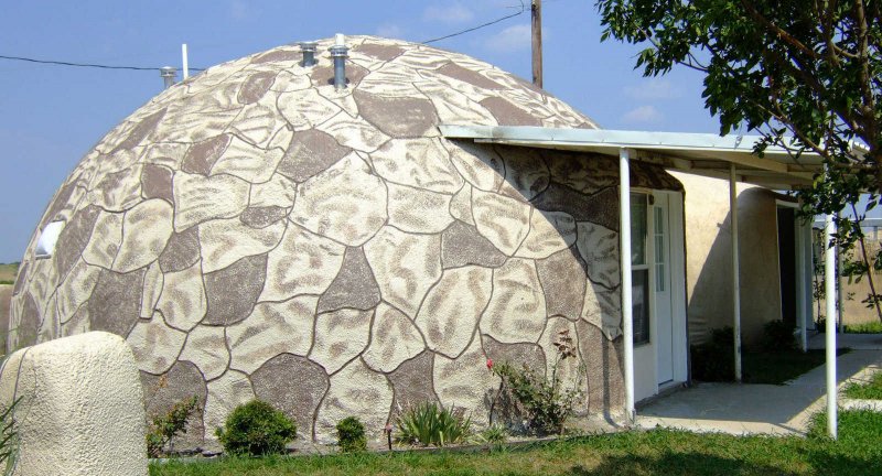 Купольный дом из бетона