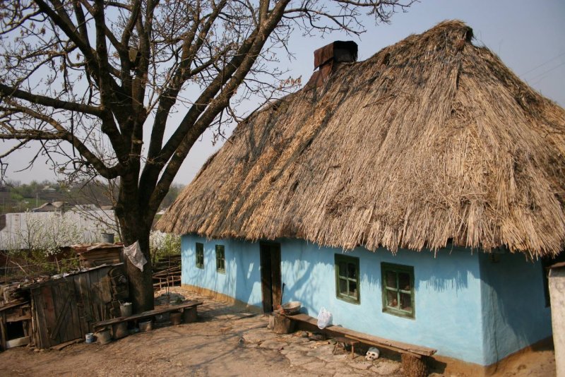 Саманный дом в Англии