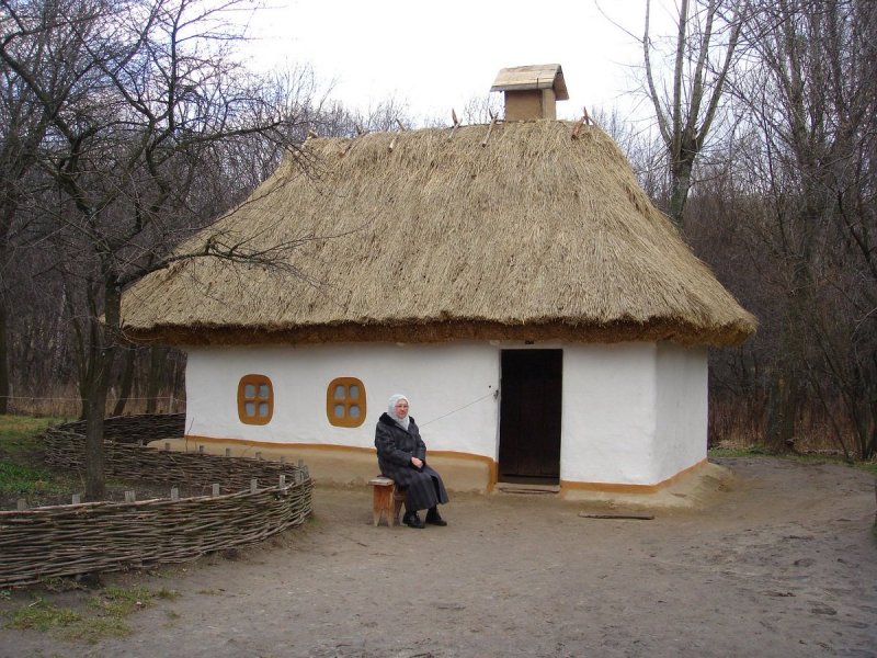 Украинская деревня хата