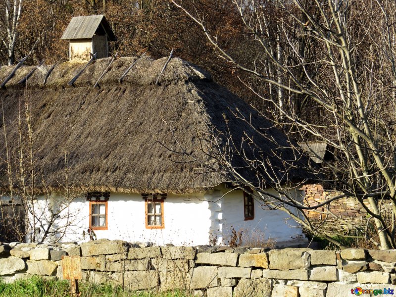 Глинобитные хаты