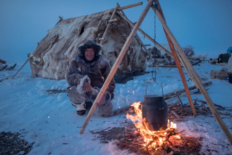 Яранга жилище чукчей изнутри