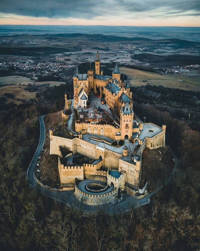 Германия замок замок Гогенцоллерн