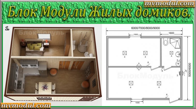 Дом из 2 бытовок планировка