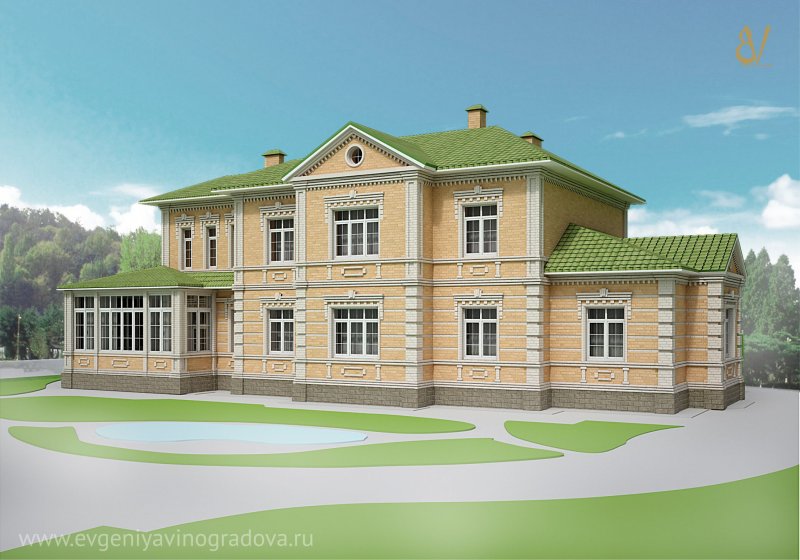 Планировка дома стиль русская усадьба
