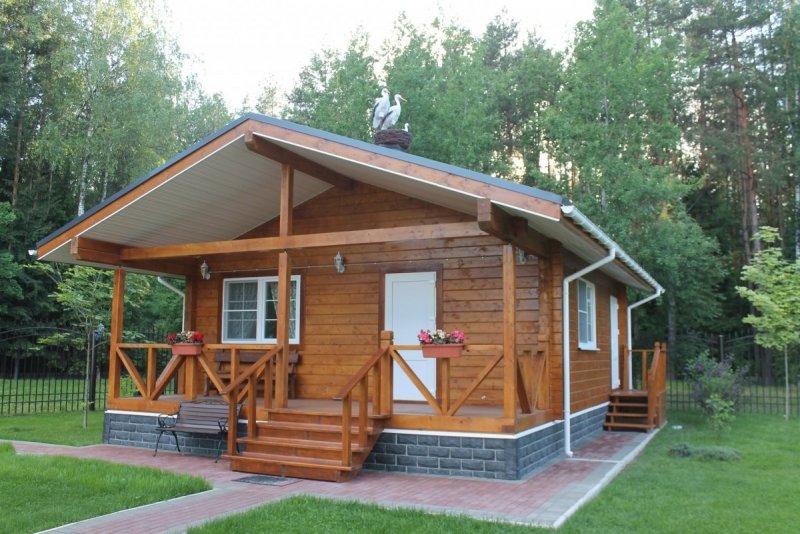 Гостевой дом баня из клееного бруса