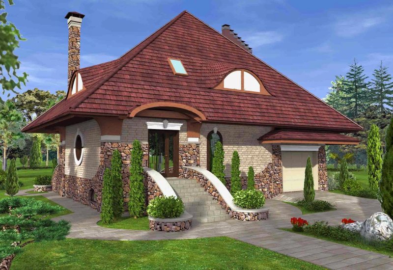 Красивые бани из кирпича проекты