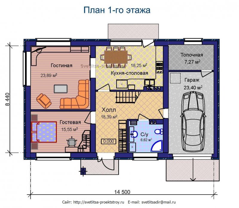 Дом двухэтажный с гаражом проект с планировкой