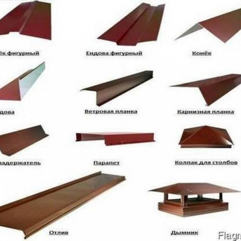 Планка карнизного свеса сложная 185х50х2000