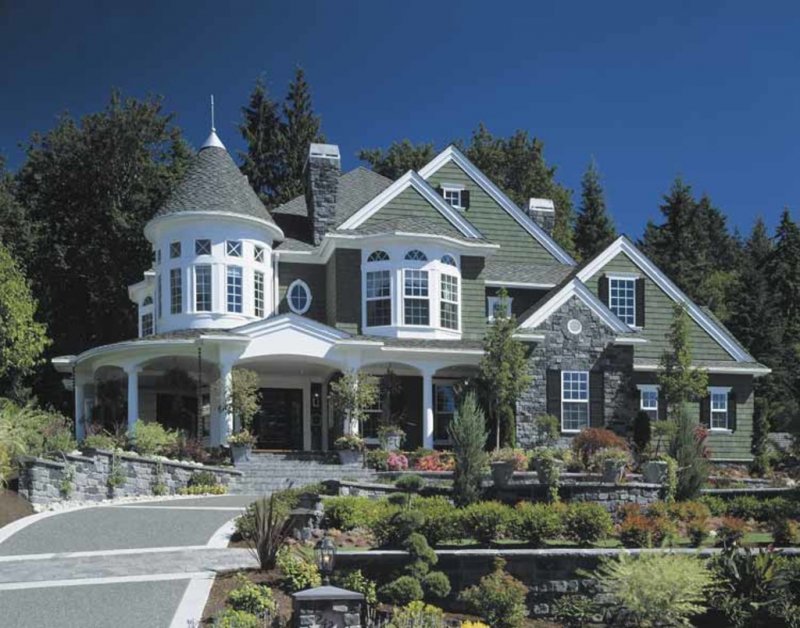 Дом американский замок