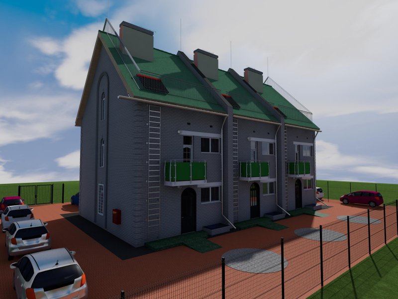 Таунхаус триплекс проект