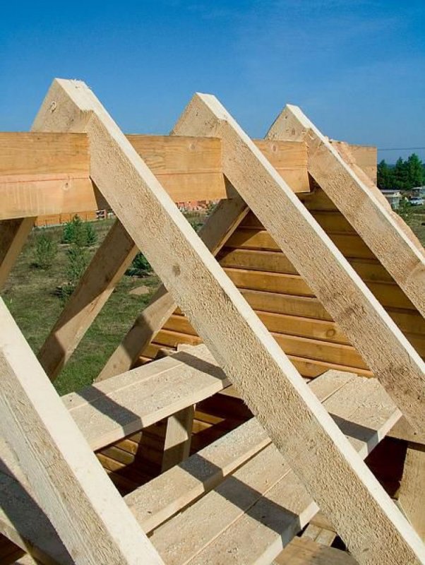Каркас двусветной крыши