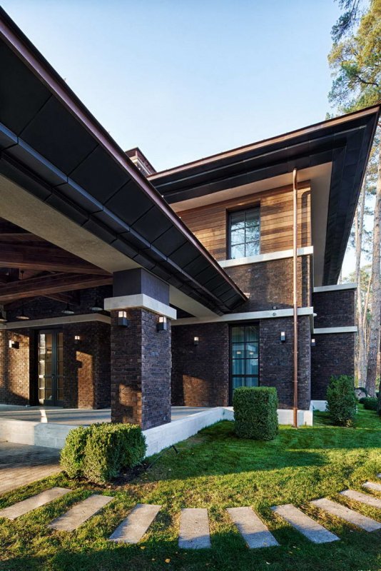 Дом в стиле Райта от Yunakov Architecture Design