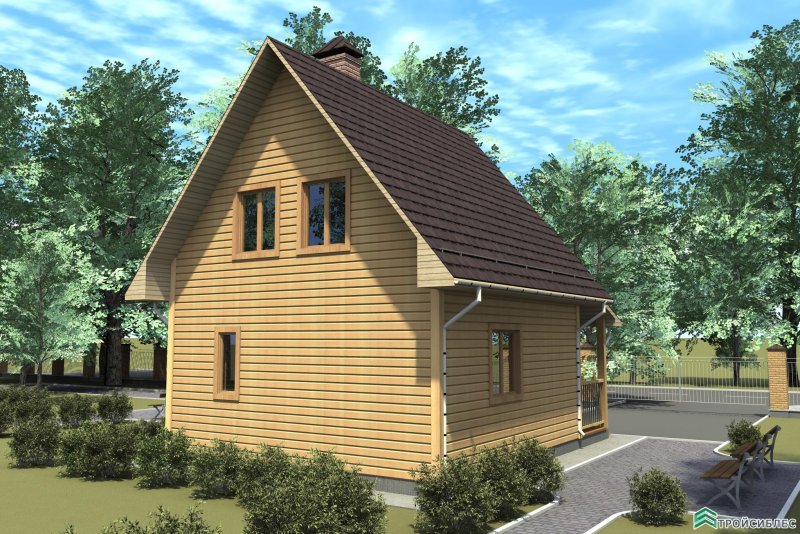 Проекты дачных домов эконом класса
