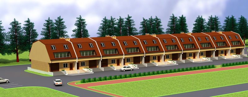 Проекты таунхаусов эконом класса