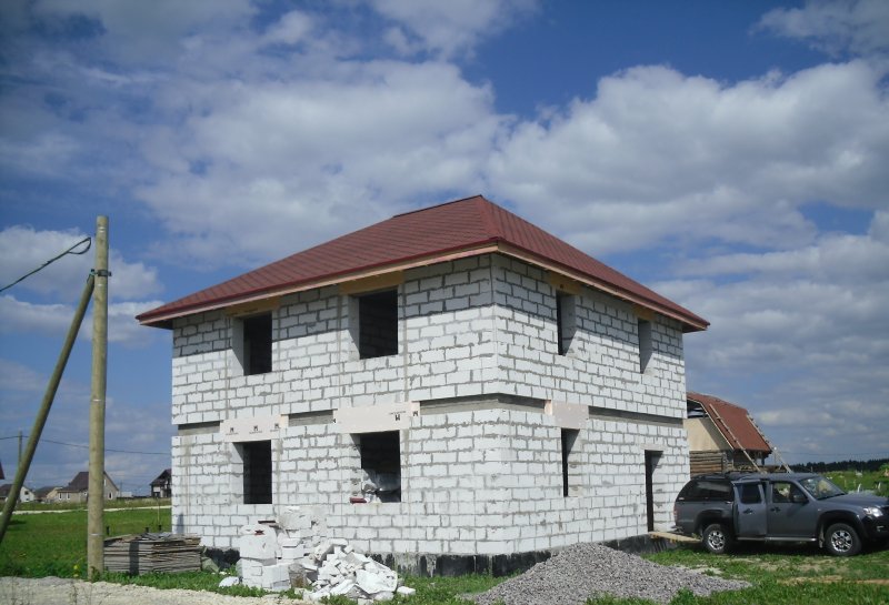 Дом из газосиликатных блоков