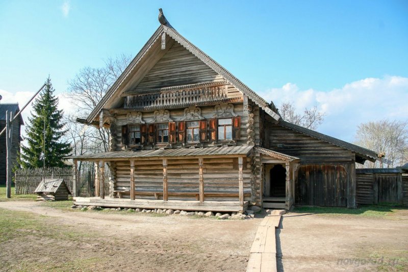 Северная русская изба 19 века