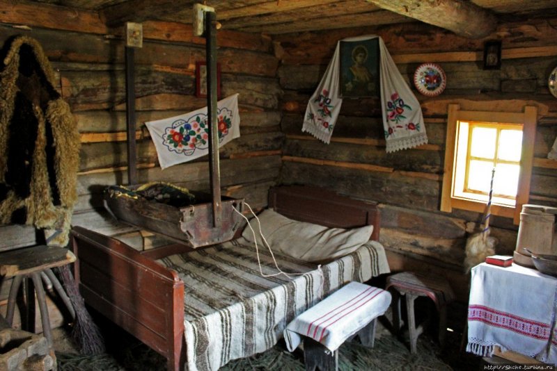 Крестьянская изба 17 века в России
