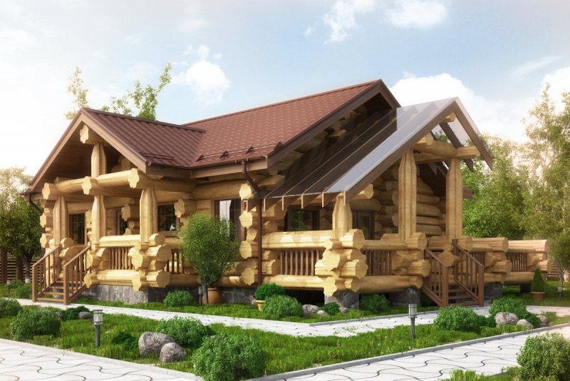 Дом из рубленного бревна