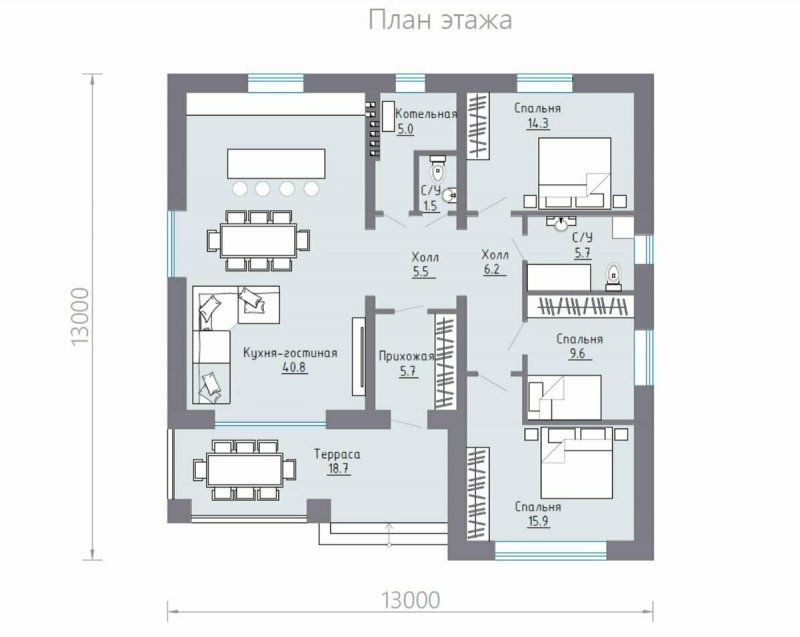 Планировка дома 110 кв м одноэтажный