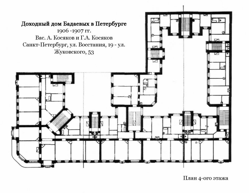 Планировка доходных домов Петербурга
