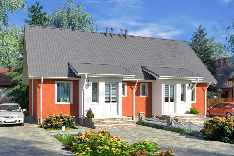 Каркасный дуплекс 160 м2