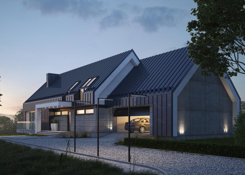Фальцевая кровля Barnhouse